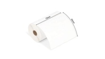 In Stock 75X65mm 72g Waterproof Thermal Printer Sticker Label Thermal Sticker Roll Thermal Shipping Printed Labels1