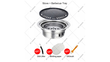 stainless steel BBQ grill