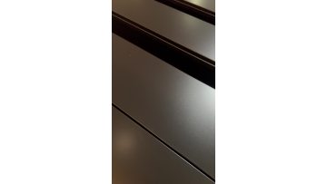 Black aluminum profile