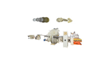 Paint bucket lid making easy open end production line with punching press machine1