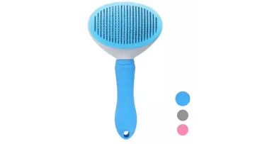 Stainless Steel Hair Remover Cat Detangling Dog Hair Slicker Pet Grooming Brush1