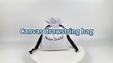  Cotton-canvas Drawstring Bags