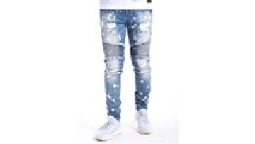 Custom Ripped Skinny Outfit Stylish Best Quality Distressed Cowboy Jeans For Men1