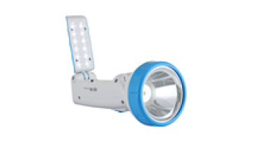 DP-9035B Rechargeable LED Flashlight Torch Light with Side Desk Lamp1