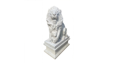 Customizable Size Marble Animal Statues for Entrance