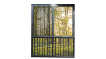 Modern aluminum bathroom glass balcony burglar proof railing ergonomic armrest designs sliding windows1