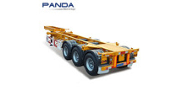 German Suspension Skeletal Drop Deck Skeleton Truck Trailer1