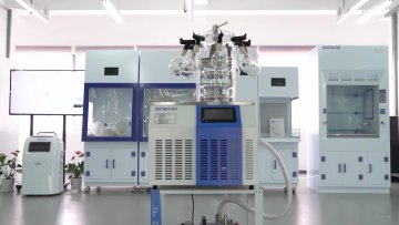 BIOBASE vaccum freeze dryer pilot freeze dryer freeze drying machine sublimation condensation dryer vacuum lyophilizer1