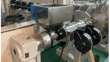 110-315mm HDPE pipe machine running