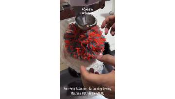 Pom-poms Attaching Bartacking Sewing Machine FOXSEW FX1908DC