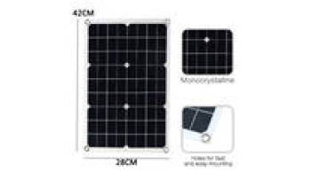 OEM ultra light solar panel thin film solar pv 12V 15W solar panel semi flexible solar panel 20W1