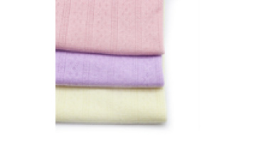 OEM Single Side Knitted Jacquard Fabric 65%Polyester 35%Cotton 145gsm Dyed Abrasion-Resistant Knitted Fabric for Dress1