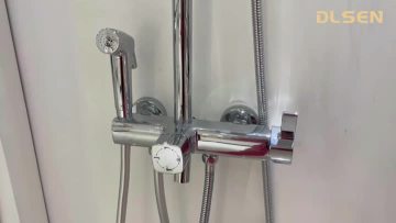 Chrome Shower Tap Set - DL-08020CP