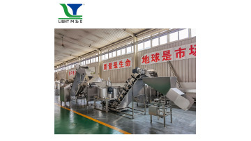 Batch frying machine process line
