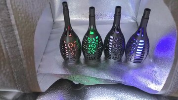33Led  Solar Waterproof Purple Blue Flame Lamp Landscape Pathway Yard Walkway Torch Stake Decorative Street Lawn Garden Light1