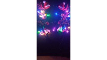 INS TOP SELL Fashion Women LED Roses Floral Headband Glowing Flashing Light-Up Flower Hair Garland Wedding Wreath String Light1