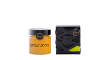 Empty 100ml 150ml 200ml 250ml 300ml 380ml Clear Metal Top Bottle Round Storage Honey Jam Pickles Glass Jar with Metal Lid1