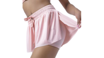 Custom Polyester Side Skirts Tulle Mini Split Drawstring Golf Skirt Sexy Women1
