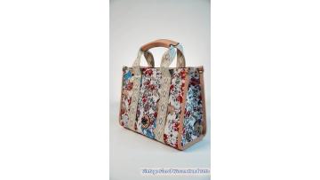 Tapestry Wide Strap Women Tote Bag