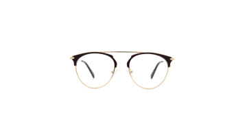 2021 Fashion Women Metal Acetate Half Rimless Optical Glasses1