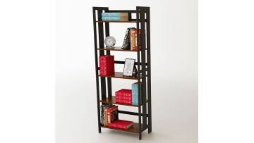 use of 4-shelf wood bookcase
