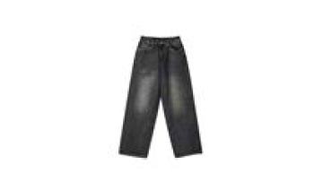 OEM Men retro and old splashed jeans high street wide leg baggy jeans for men1