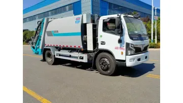 Energy Saving & Eco-Friendly Dongfeng 4X2 8cbm Hybrid Compressed Refuse Truck1