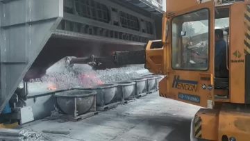 Real smelting video display