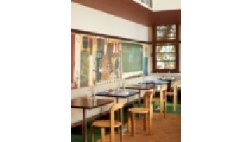 Low price  modern furniture  fast food  wood and rope handmade  for  restaurant chairs1