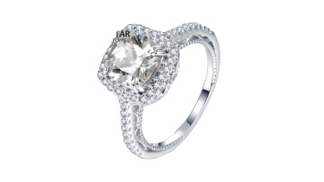 Hot Sale High Quality Beautiful 14K White Gold Women Engagement Ring1