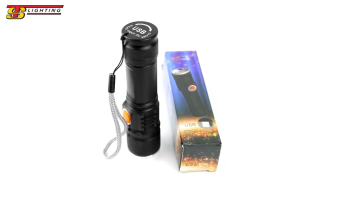 Mini Waterproof Zoom USB Rechargeable Torch LED Flashlight for Emergency Rechargeable Battery Aluminum Alloy NI-MH IP65 ROHS Ce1