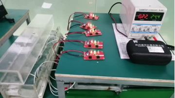 White color submersible pump Aging Test