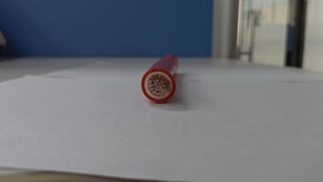 orange circular welding cable