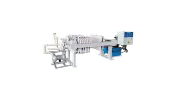 Filter press using real shots