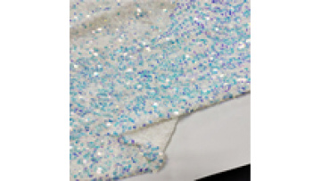 Wholesale new arrival holographic sequence fabric velvet sequin fabric for dress1