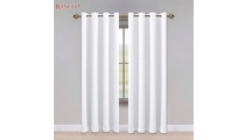 RANCHO blackout curtains polyester 3 layers white blackout curtains with digital printing by DIY1