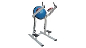 chin dip leg raise with balance ball machine
