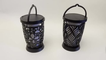 Outdoor Hanging Solar Lantern Flickering Flame Solar Torch Light Waterproof LED Flame Umbrella Light Landscape Decorative Light1