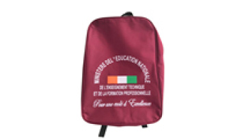 Cote d'Ivoire Government Bid Basic Back to School Student Bag Backpack Kit1