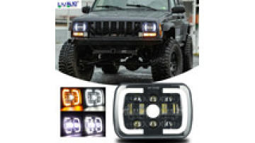 Factory Wholesale Low Price Arrow Drl Amber Turn Signal Lamps Offroad Square 12v 45w 4x6