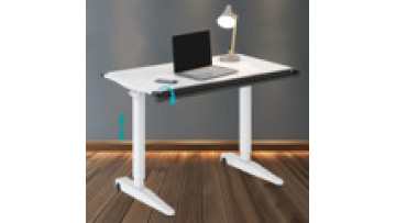 Height-Adjustable Overbed Table with Foldable Modern Design for Office and Commercial Use1