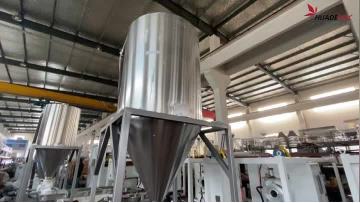 PVC granule extrusion