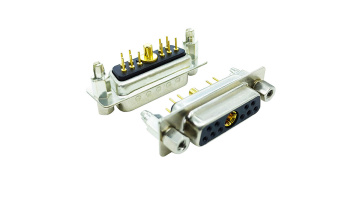 d sub connector 11W1 Straight in