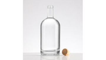 Custom Logo Rum Gin1000ml Vodka Clear Spirits Boston Glass Bottle1