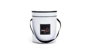 white round box