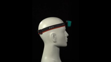 Multifunctional 5w induction three light source yellow light red headlamp built-in battery 6 modes sensor mini headlight1