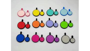 big circle and small circle pet tag