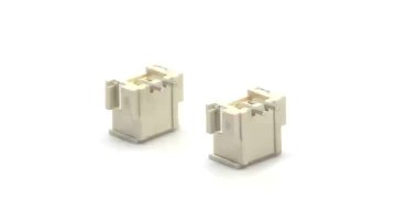 2.5mm Pitch HA Vertical SMT Wafer Pin header Connector 180° With Lock 2P LCP Material
