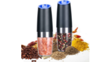 Gravity Electric Salt and Pepper Grinder Set Battery Spice Mill with LED Light Adjustable Coarseness for Kitchen Restaurant1