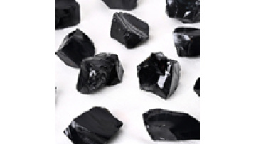 Wholesale Natural  Gemstone Rough Crystal Raw Black Obsidian Mineral Specimen1